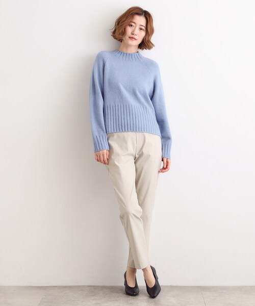 grove（グローブ）の「【選べる着丈/多機能】裏起毛ハイパーストレッチテーパードパンツ（その他パンツ・レディース・ナチュラル/ブラック/アイボリー系1/ダークブラウン系1・03/02/01/23/22/21/13/12/11/05/04）」の16枚目の写真