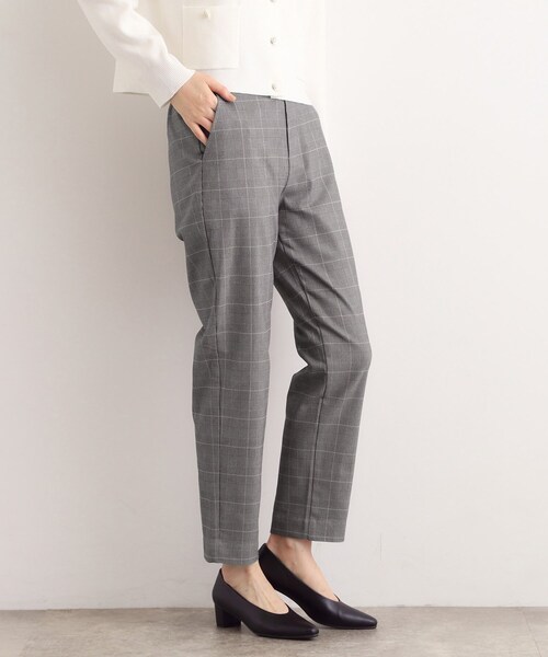 grove（グローブ）の「【選べる着丈/多機能】裏起毛ハイパーストレッチテーパードパンツ（その他パンツ・レディース・ナチュラル/ブラック/アイボリー系1/ダークブラウン系1・03/02/01/23/22/21/13/12/11/05/04）」の19枚目の写真