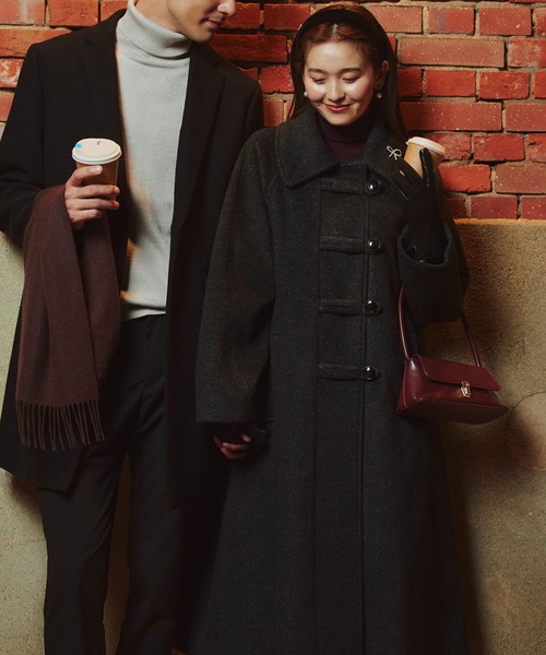 セール】シャギー ウール ダッフルコート ｜ アウター / ウールコート