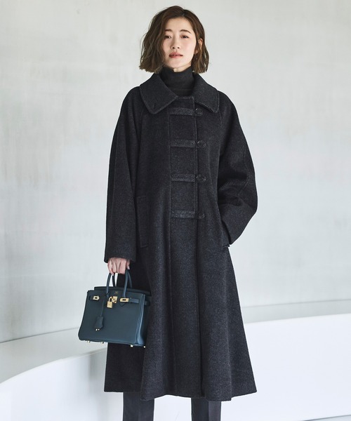 12/7までお値下げ！ ！【lawgy】ダッフルコート　ウール セール】シャギー ウール ダッフルコート ｜ アウター / ウールコート