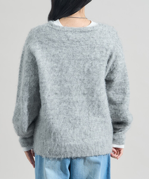 FREAK'S STORE（フリークスストア）の「モヘヤ入りウールニット（ニット/セーター・レディース・イエロー/ピンク/ライトグレー・ﾌﾘ-）」の16枚目の写真