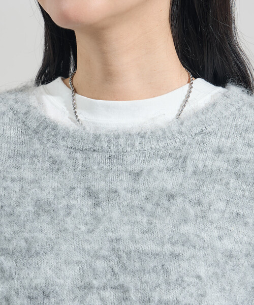 FREAK'S STORE（フリークスストア）の「モヘヤ入りウールニット（ニット/セーター・レディース・イエロー/ピンク/ライトグレー・ﾌﾘ-）」の17枚目の写真