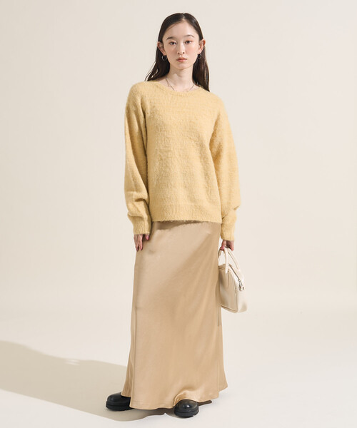 FREAK'S STORE（フリークスストア）の「モヘヤ入りウールニット（ニット/セーター・レディース・イエロー/ピンク/ライトグレー・ﾌﾘ-）」の22枚目の写真