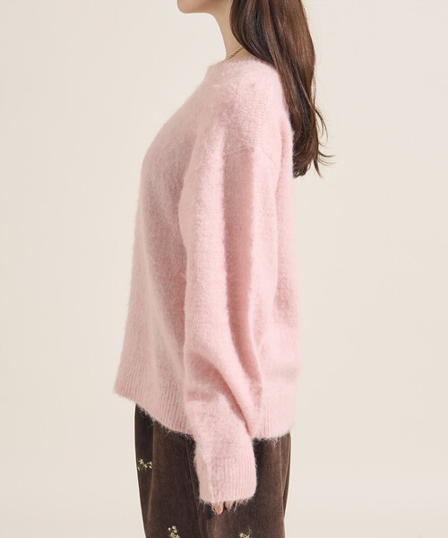 セール】モヘヤ入りウールニット（ニット/セーター）｜FREAK'S STORE