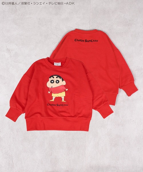 MARKEY'S(마키즈)의 「【크레용 신짱】별주 프린트 트레이너(스웨트)」｜레드