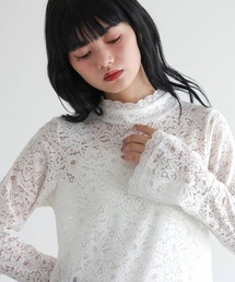 somari imagination | 『袖フレアレースカットソー』(Tシャツ/カットソー)