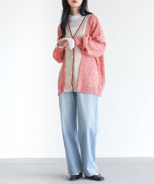 somari imagination（ソマリ イマジネーション）の「『袖フレアレースカットソー』（Tシャツ/カットソー・レディース・ブラック/オフホワイト・1/2）」の13枚目の写真