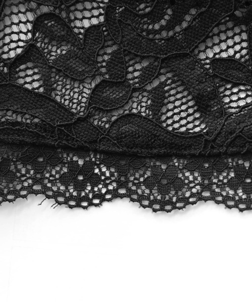 somari imagination（ソマリ イマジネーション）の「『袖フレアレースカットソー』（Tシャツ/カットソー・レディース・ブラック/オフホワイト・1/2）」の20枚目の写真