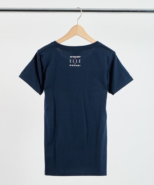 sanrio(サンリオ)の「【 sanrio / サンリオ 】マイメロクロミ x ELLE コラボ Tシャツ WNI(Tシャツ/カットソー・レディース・ホワイト/ネイビー・FREE)」の5枚目の写真