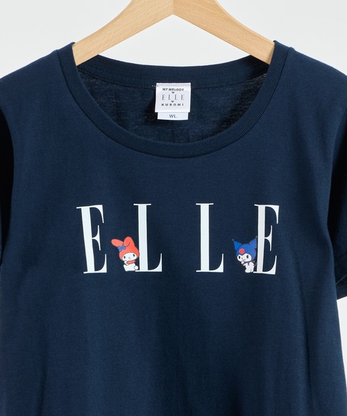 sanrio(サンリオ)の「【 sanrio / サンリオ 】マイメロクロミ x ELLE コラボ Tシャツ WNI(Tシャツ/カットソー・レディース・ホワイト/ネイビー・FREE)」の4枚目の写真