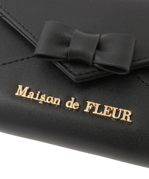 Maison de FLEUR(メゾンドフルール)の「レター型ウォレット(財布・レディース・ピンク/ブラック・FREE)」の12枚目の写真