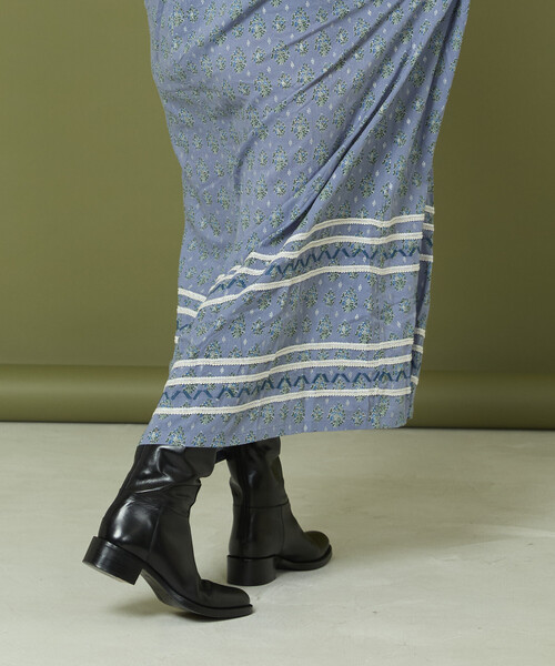 Freada（フリーダ）の「Freada/フリーダ 胸キルト リボン バストカット ワンピース（ワンピース・レディース・ブルー/パープル・ONE SIZE）」の14枚目の写真