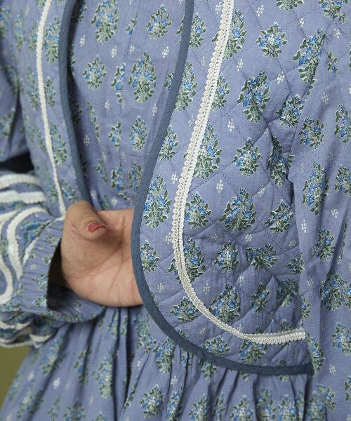 Freada（フリーダ）の「Freada/フリーダ 胸キルト リボン バストカット ワンピース（ワンピース・レディース・ブルー/パープル・ONE SIZE）」の21枚目の写真