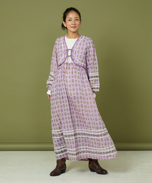 セール】Freada/フリーダ 胸キルト リボン バストカット ワンピース