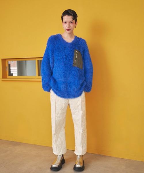 ommo ニット 楽天市場】オフホワイト Off-White モヘアニット セーター レインボー