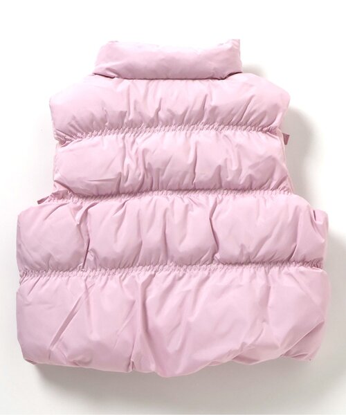 BREEZE(ブリーズ)の「【ジュニア対応】シャーリングリボン中綿ベスト(ダウンベスト・キッズ・オフホワイト/ブラック/ミント/ラベンダー・110/120/130/80/140/90/100)」の8枚目の写真