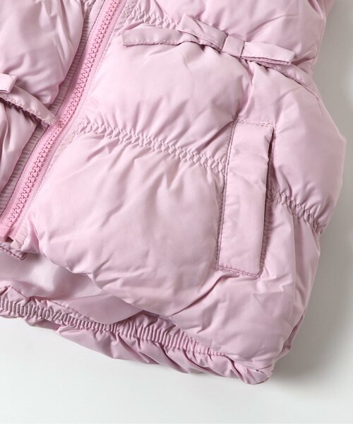 BREEZE(ブリーズ)の「【ジュニア対応】シャーリングリボン中綿ベスト(ダウンベスト・キッズ・オフホワイト/ブラック/ミント/ラベンダー・110/120/130/80/140/90/100)」の12枚目の写真