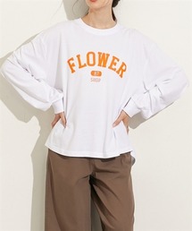 nissen | ボリューム長袖袖ロゴＴシャツ(Tシャツ/カットソー)