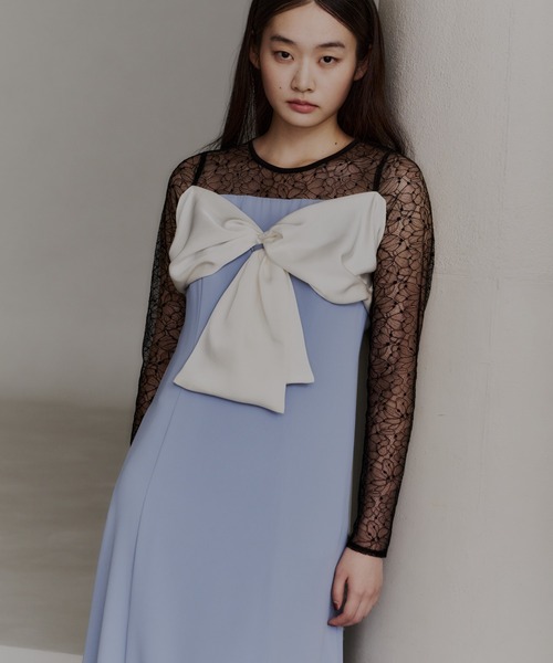 ビックリボンドレス / big ribbon dress（ドレス）｜ANDRESD