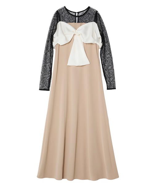 ビックリボンドレス / big ribbon dress（ドレス）｜ANDRESD