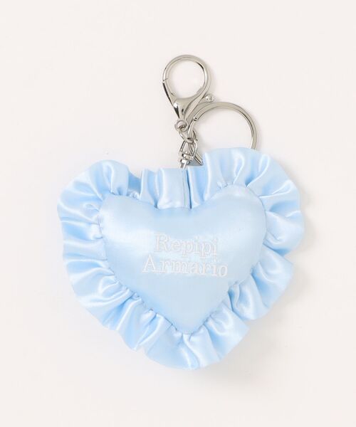 repipi armario（レピピ アルマリオ）の「ハートフリルチャーム（チャーム・キッズ・ホワイト/ブラック/ブルー・ONESIZE）」の3枚目の写真