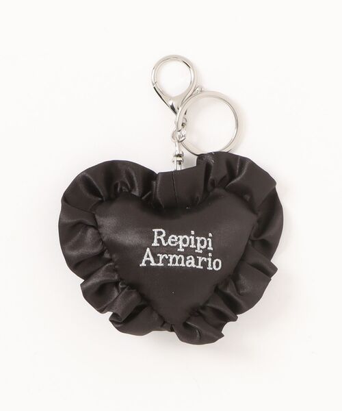 repipi armario（レピピ アルマリオ）の「ハートフリルチャーム（チャーム・キッズ・ホワイト/ブラック/ブルー・ONESIZE）」の2枚目の写真