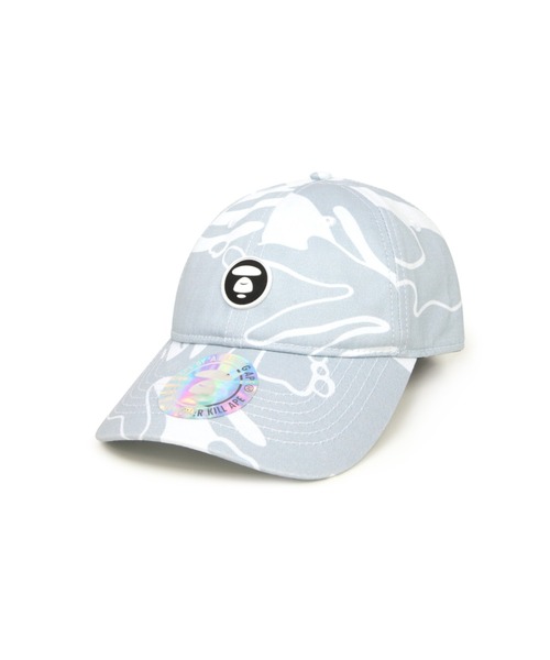 AAPE BY A BATHING APE（エーエイプバイアベイシングエイプ）の「AAPE NOW CAP(camouflage)（キャップ・メンズ・ブラック系その他/ホワイト系その他・FREE）」の2枚目の写真
