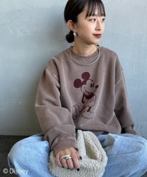 GOOD ROCK SPEED | [GOOD ROCK SPEED/グッドロックスピード] 別注 MICKEY MOUSE / フロッキープリントスウェット / ディズニー(スウェット)