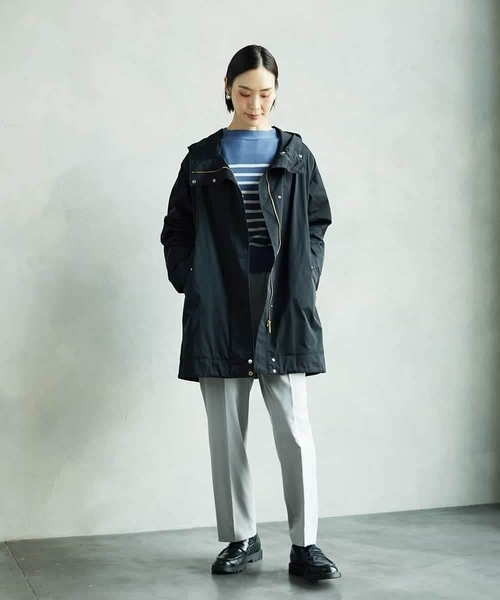MICHEL KLEIN(ミッシェル・クラン)の「ホールガーメント(R)ボトルネックニット(ニット/セーター・レディース・カリビアンブルー/ネイビー/パープル・38)」の20枚目の写真