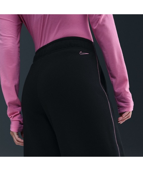 NIKE（ナイキ）の「ナイキ NIKE ナイキ  NSW PHNX フリース ロゴ ワイド LE（その他パンツ・レディース・ブラック/バーガンディー・S/M/L）」の7枚目の写真