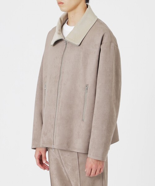 LOVELESS（ラブレス）の「スエードライクスタンドネックブルゾン（ブルゾン・メンズ・ブラック/ネイビー/ベージュ系その他4・L/M）」の21枚目の写真