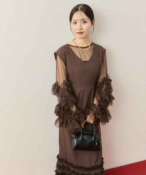 セール】【@____ri__125企画/オケージョン対応◎】ティアードフリル