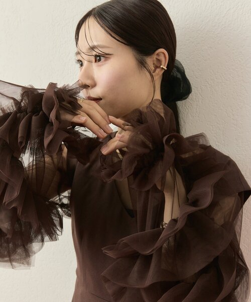 セール】【@____ri__125企画/オケージョン対応◎】ティアードフリル