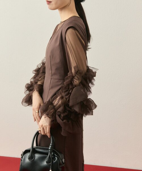 セール】【@____ri__125企画/オケージョン対応◎】ティアードフリル