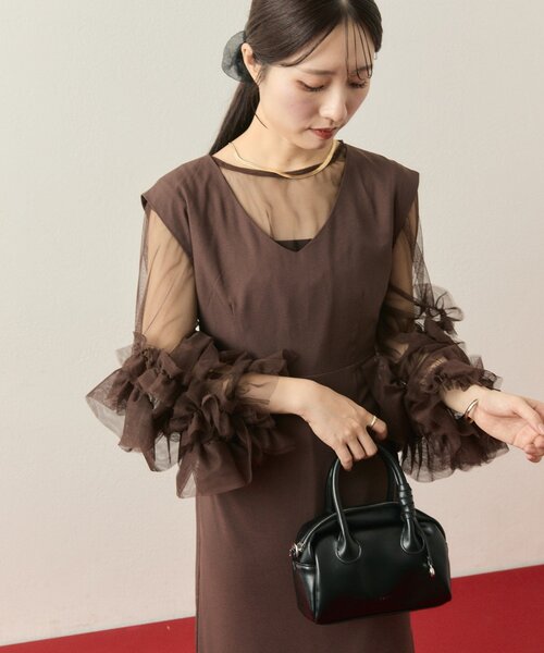 セール】【@____ri__125企画/オケージョン対応◎】ティアードフリル