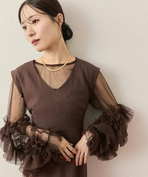 セール】【@____ri__125企画/オケージョン対応◎】ティアードフリル