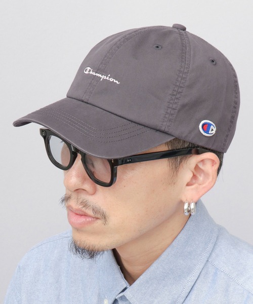Champion(チャンピオン)の「ユーズド風 ウォッシュツイル ハイキャップ 深め(キャップ・メンズ・ブラック/チャコール/ベージュ/オフホワイト・FREE)」の3枚目の写真