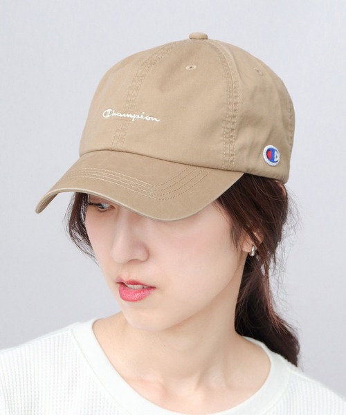 Champion(チャンピオン)の「ユーズド風 ウォッシュツイル ハイキャップ 深め(キャップ・メンズ・ブラック/チャコール/ベージュ/オフホワイト・FREE)」の13枚目の写真