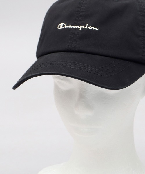 Champion(チャンピオン)の「ユーズド風 ウォッシュツイル ハイキャップ 深め(キャップ・メンズ・ブラック/チャコール/ベージュ/オフホワイト・FREE)」の17枚目の写真