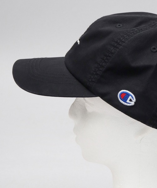 Champion(チャンピオン)の「ユーズド風 ウォッシュツイル ハイキャップ 深め(キャップ・メンズ・ブラック/チャコール/ベージュ/オフホワイト・FREE)」の18枚目の写真