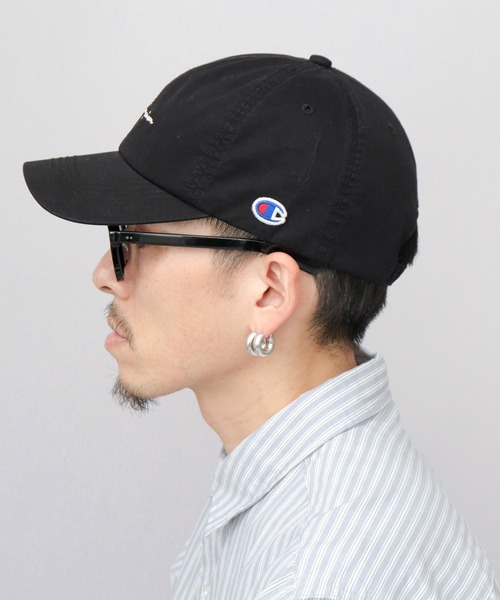 Champion(チャンピオン)の「ユーズド風 ウォッシュツイル ハイキャップ 深め(キャップ・メンズ・ブラック/チャコール/ベージュ/オフホワイト・FREE)」の21枚目の写真