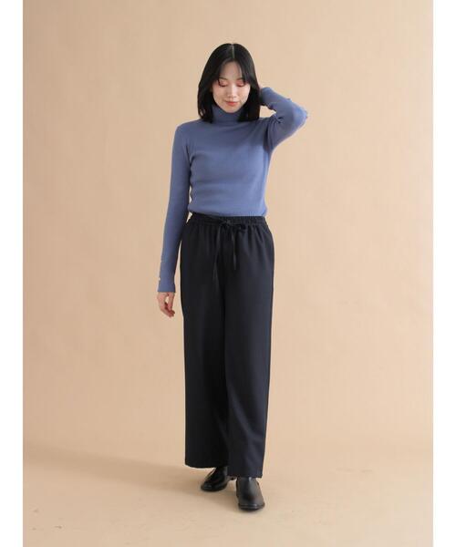 sm2rhythm（サマンサモスモスリズム）の「袖ボタンリブニットプルオーバー（ニット/セーター・レディース・レッド/ブルー/ブラック・F）」の16枚目の写真