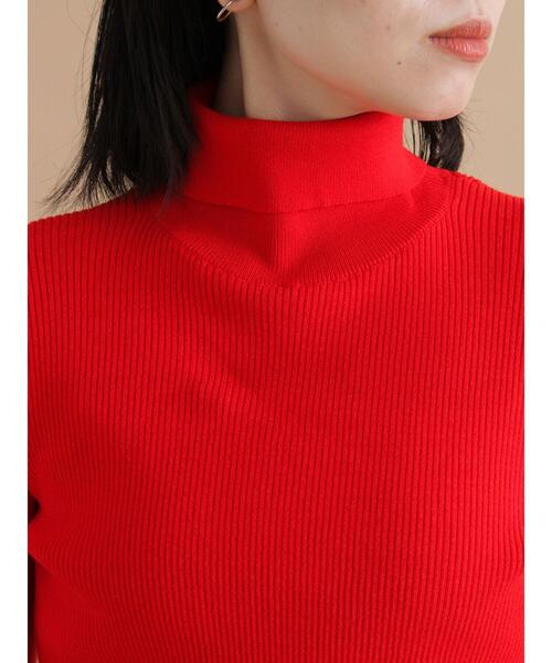 sm2rhythm（サマンサモスモスリズム）の「袖ボタンリブニットプルオーバー（ニット/セーター・レディース・レッド/ブルー/ブラック・F）」の20枚目の写真