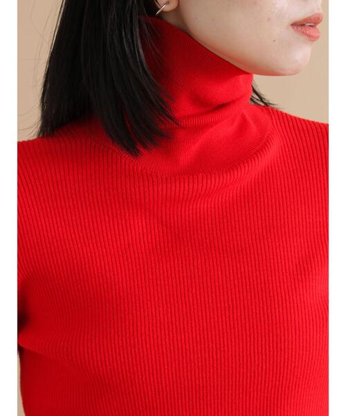 sm2rhythm（サマンサモスモスリズム）の「袖ボタンリブニットプルオーバー（ニット/セーター・レディース・レッド/ブルー/ブラック・F）」の21枚目の写真