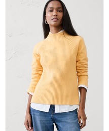 リブニット」に該当するニット/セーター（イエロー/黄色系