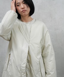 NANGA（ナンガ）の「NANGA / ナンガ NO COLLAR DOWN COAT (WOMEN) ノーカラーダウンコート (ウィメンズ)（ダウンジャケット/コート）」