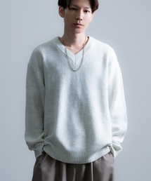 improves | フィラッフィーヤーン Vネックニット(ニット/セーター)