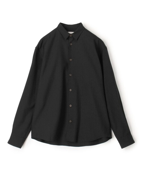 EDITION（エディション）の「ウールドスキン CPOシャツ（シャツ/ブラウス・メンズ・ブラック/ブラウン・M/S）」の2枚目の写真