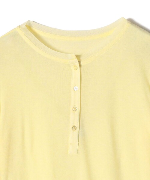 SHIPS Colors(シップス カラーズ)の「SHIPS Colors:ウール混 天竺 ヘンリー ネック ロンT(Tシャツ/カットソー・レディース・グレー/オフホワイト/イエロー・ONE SIZE)」の18枚目の写真
