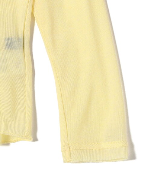 SHIPS Colors(シップス カラーズ)の「SHIPS Colors:ウール混 天竺 ヘンリー ネック ロンT(Tシャツ/カットソー・レディース・グレー/オフホワイト/イエロー・ONE SIZE)」の9枚目の写真